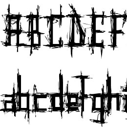 Psychotic Font File