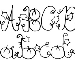 Pumpkin Font File