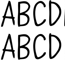 Quaderno Bianco Font File