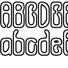 Queasy Outline BRK Font File