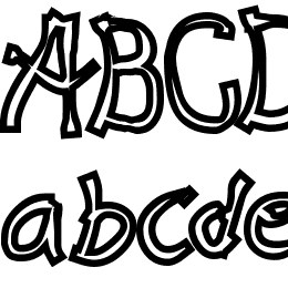 Ra's Hand Hollow Font File