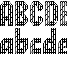 Raw District Font File