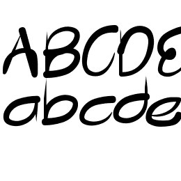 reflection Font File