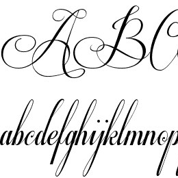 Respective Font File