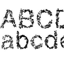 RetroBubbles Font File