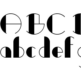 Retrocircular Font File