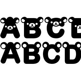 rilakkuma dingbat Bold Font File