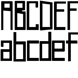 Robot!Head Font File