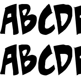 Roof runners active Font File