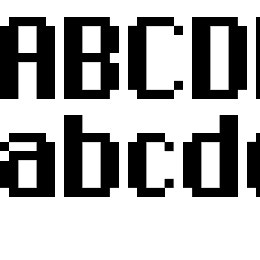 RPGSystem Font File