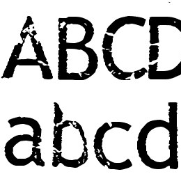 Rub This! Transfer Sheet Font File