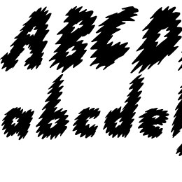 Running Scared Font File