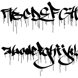 Ruthless Drippin ONE Font File