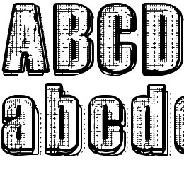 RvD_PRINTPLATE Font File