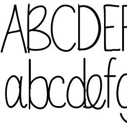 Sabrinahandfont Font File