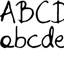 SaharaHandwriting Font File