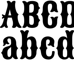 Sancreek Font File