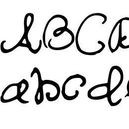 SandersHand Font File