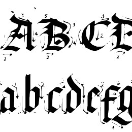 Satanas Humanum Salvator Font File