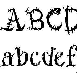 Scars Before Christmas Font File