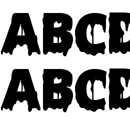 Scary Halloween Font Bold Font File