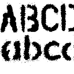 SCHABLONA DIRT Font File