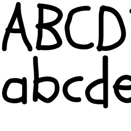 Schoolbell Font File