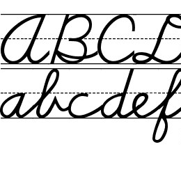 SchoolScriptDashed Font File