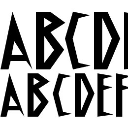 Schrill AOE Font File