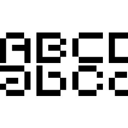 Sci Fied Bitmap Font File