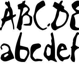 Scrawn AOE Font File