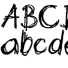 scribblett Font File