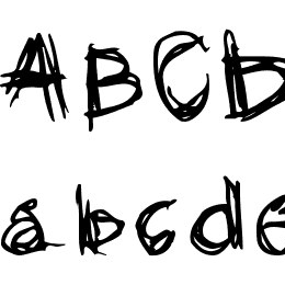 Scribblicious Font File