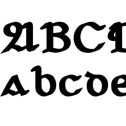 Seanchló Dubh Font File