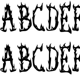 Seaweed Fire AOE Font File