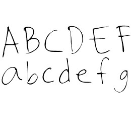 Shaynes_Handwriting Font File