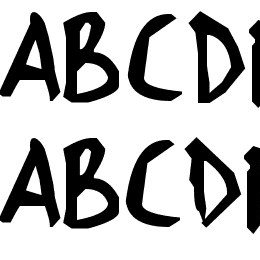 shonen punk! custom Font File