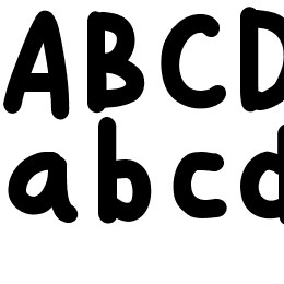 Si Kancil Font File