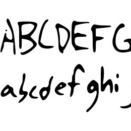 Singularity Font File