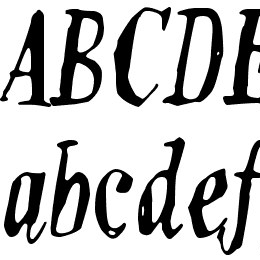 Six feet under Font File