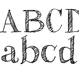 Sketch Fine Serif Font File