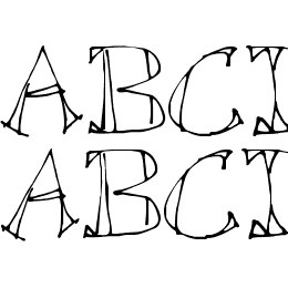 Sketched Out Font File