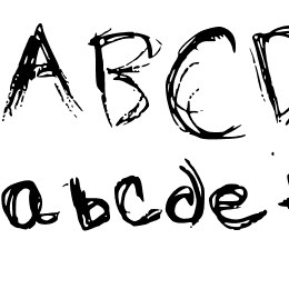 Sketched Font File