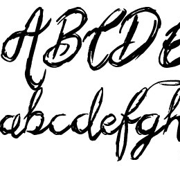 Sketchy Script Font File