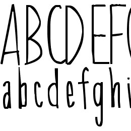 SkinnyChick Font File