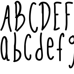 SkinnyVanillaLatte Font File