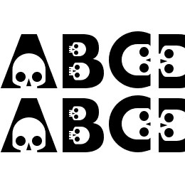 skullphabet Font File