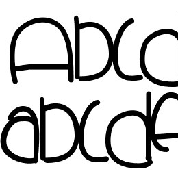 SkyblueClues Font File