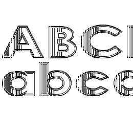 Sliced Iron Font File