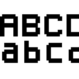 Small Bold Pixel-7 Font File